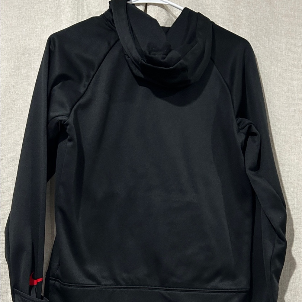 Nike Black Hoodie with Red Lettering - Picture 4 of 4
